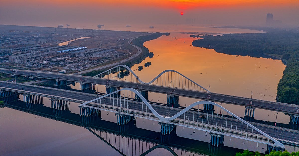 1 hour connection in Newark - Two Bridges During Golden Hour 1 hour connection in Newark - Two Bridges During Golden Hour
