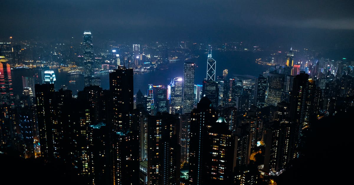 1 Hour Layover in Hong Kong - Aerial View of City Buildings 1 Hour Layover in Hong Kong - Aerial View of City Buildings