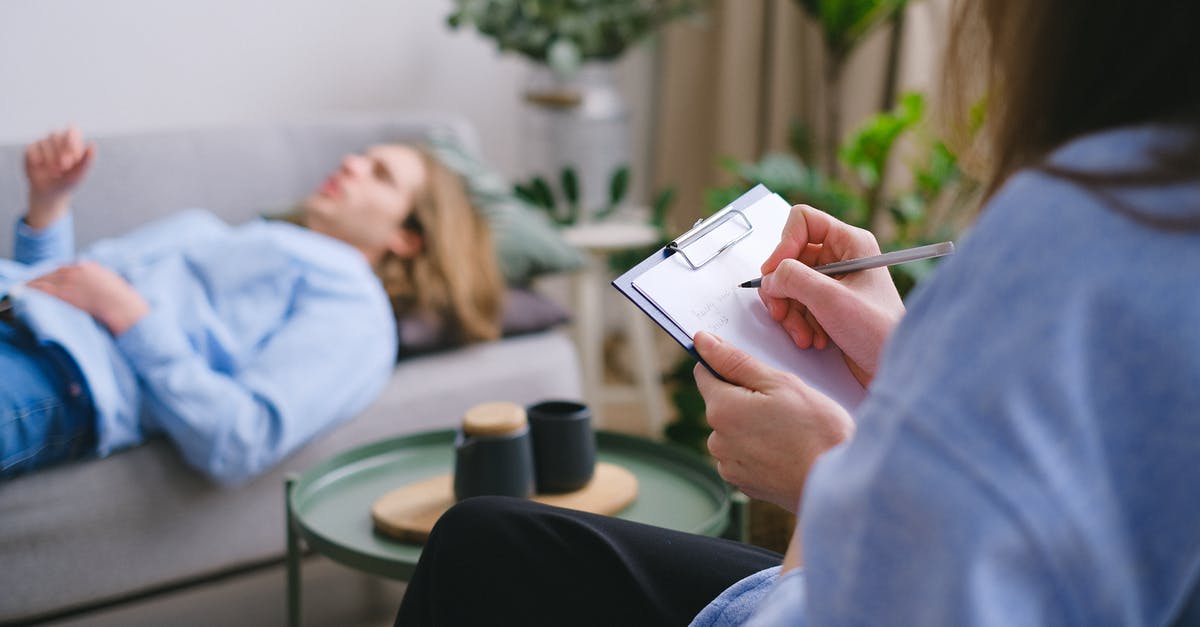 41 working days no decision made yet by UKVI for visit visa - Crop psychotherapist taking notes during psychotherapy session with patient 41 working days no decision made yet by UKVI for visit visa - Crop psychotherapist taking notes during psychotherapy session with patient