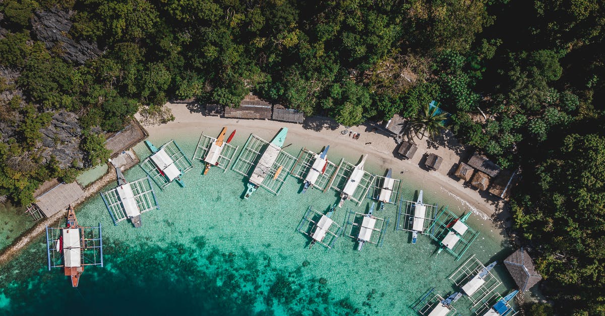 6 months visa for Germany from Philippines - Top View Photo of Motorboats on Beach 6 months visa for Germany from Philippines - Top View Photo of Motorboats on Beach