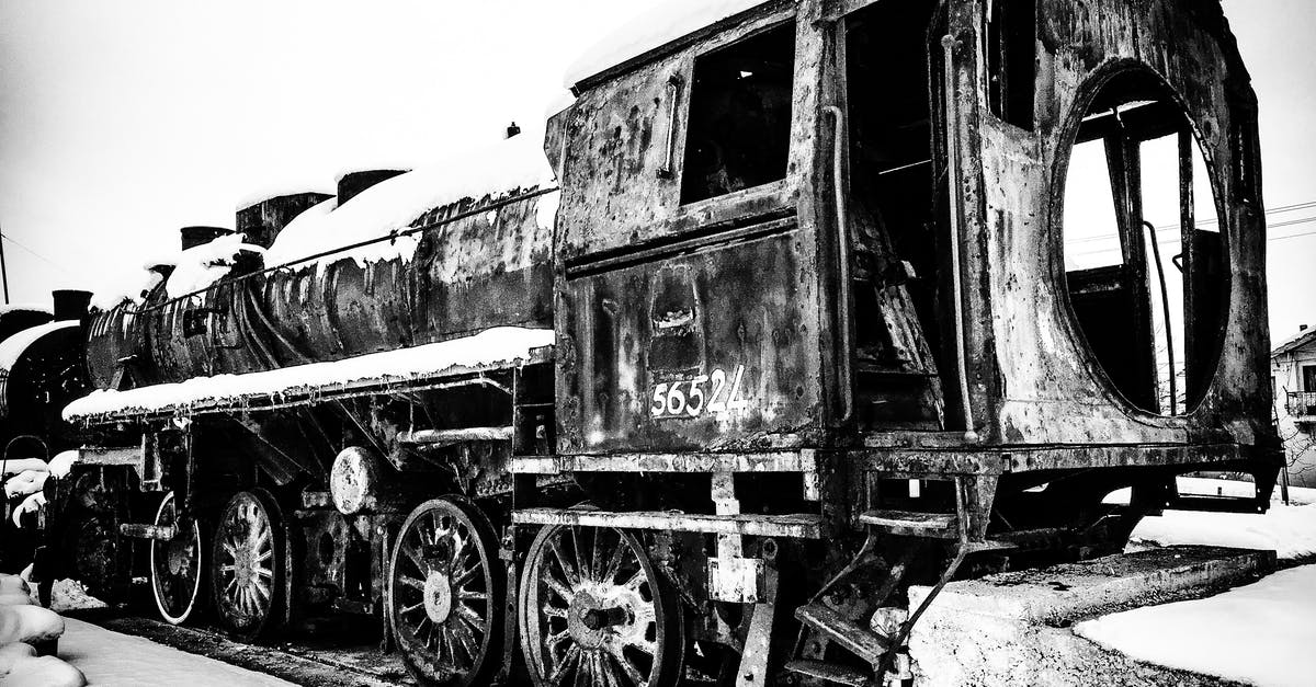 Abandoned railway stations in Japan - Grayscale Photo of Train Abandoned railway stations in Japan - Grayscale Photo of Train