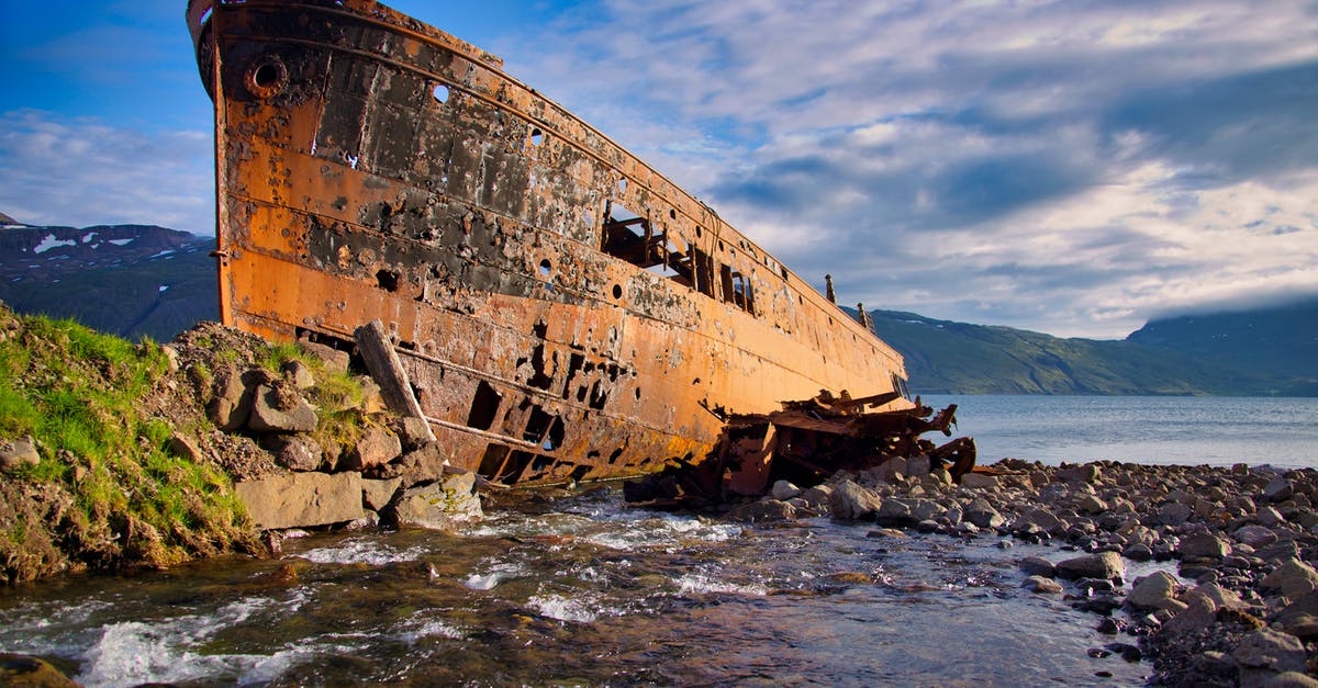 Abandoned theme parks in Iceland - Shipwreck on Shore Abandoned theme parks in Iceland - Shipwreck on Shore