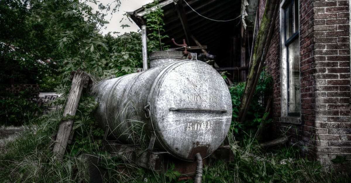 Abandoning a reinstatement of F1 and left the US - Photo of White Septic Tank Near Brown House Abandoning a reinstatement of F1 and left the US - Photo of White Septic Tank Near Brown House