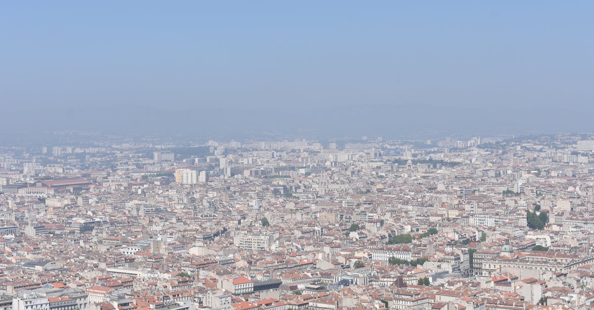 accessibility to Marseille from other parts of France - Aerial Photography of a City accessibility to Marseille from other parts of France - Aerial Photography of a City