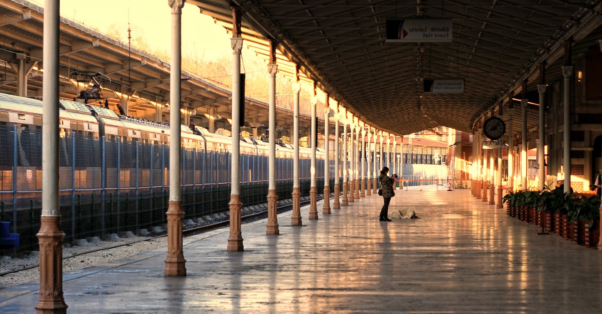 Accompanying friend for a Canada visa? - Woman with a Dog on a Train Station Platform Accompanying friend for a Canada visa? - Woman with a Dog on a Train Station PlatformÂ
