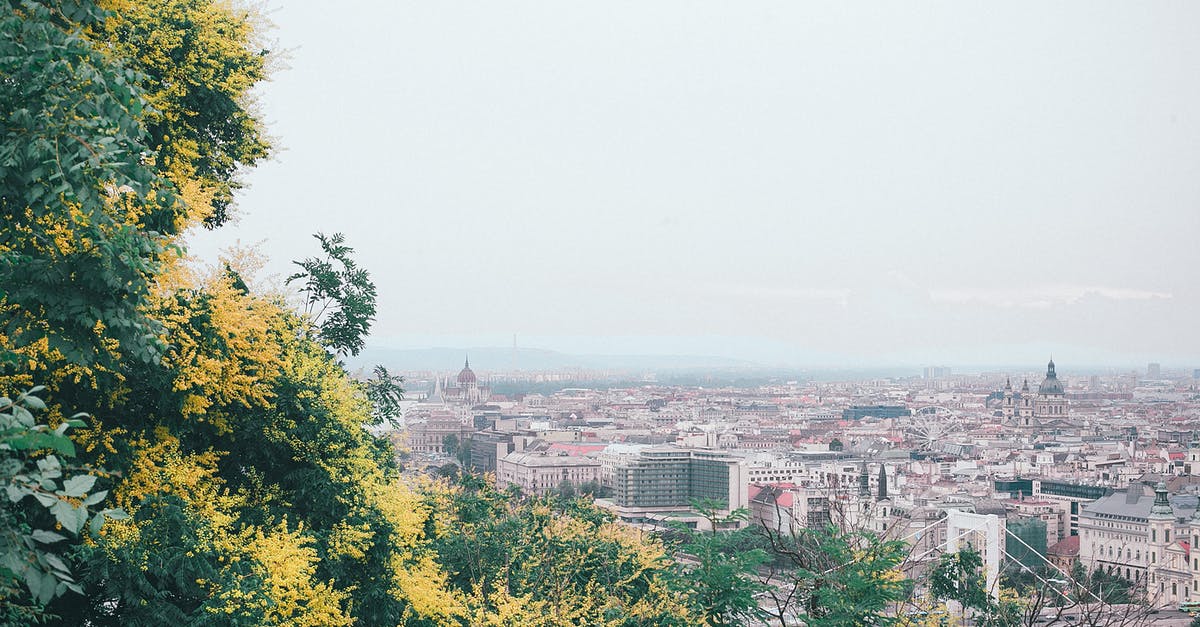 Adventure or urban exploration between Belgrade and Budapest - Picturesque view of city from hill Adventure or urban exploration between Belgrade and Budapest - Picturesque view of city from hill