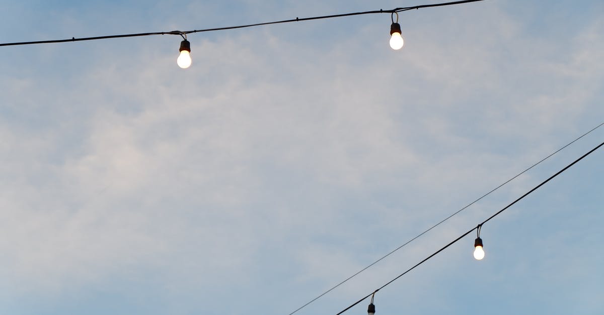 Air Travel with an Electric Arc Lighter - Photo of Bulbs Turned on Air Travel with an Electric Arc Lighter - Photo of Bulbs Turned on