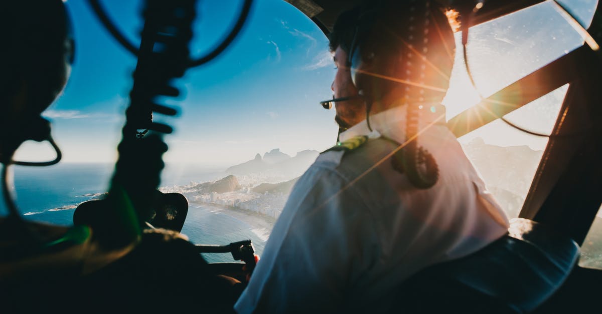 Aircraft headphone volume - Man Flying Helicopter Aircraft headphone volume - Man Flying Helicopter