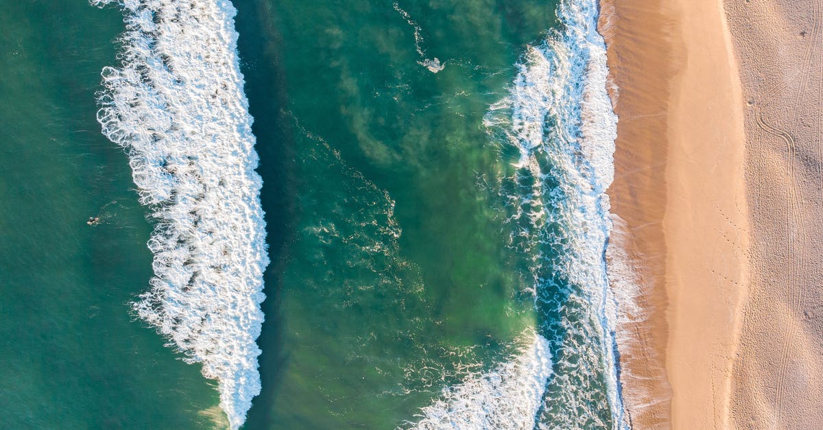 Alcatraz from shore? - Aerial Photography of Beach Alcatraz from shore? - Aerial Photography of Beach