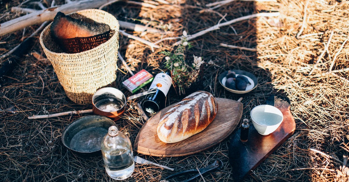 Alcohol as necessary medicine when visiting dry countries? - Bread and utensil near bottles and basket on grass Alcohol as necessary medicine when visiting dry countries? - Bread and utensil near bottles and basket on grass