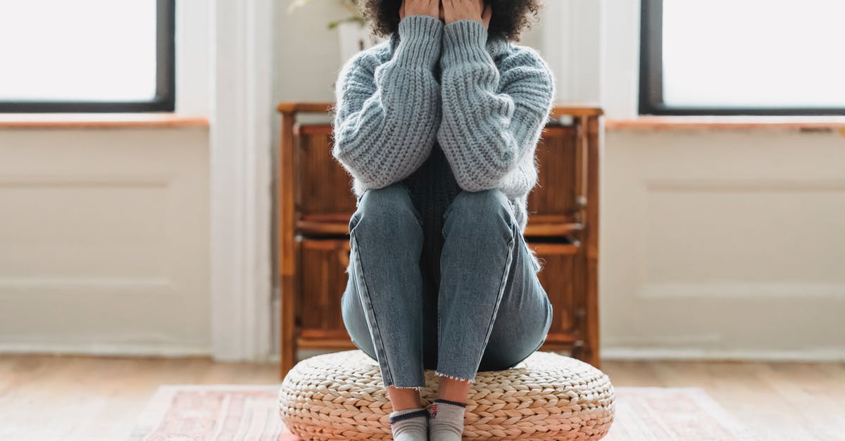 Am I going to have trouble flying without my full name on the ticket? [duplicate] - Full body of anonymous depressed female in casual clothes sitting on rattan stool in light room with windows at home