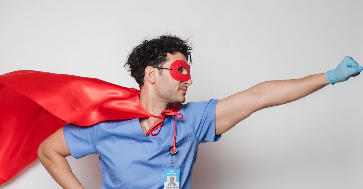Am I OK with Euros in Cape Verde? - Brave doctor in flying superhero cape with fist stretched Am I OK with Euros in Cape Verde? - Brave doctor in flying superhero cape with fist stretched