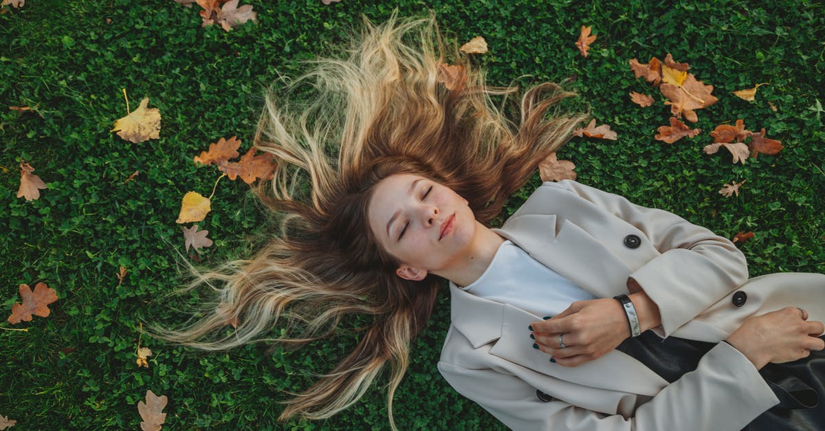 Any other season apart from low, high, off and shoulder season? [closed] - From above of charming female in trendy clothes relaxing on field with closed eyes in autumn park