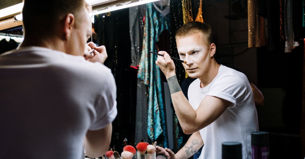 Applying for a Thailand visa, but I don’t have a guarantor yet - Drag Queen Applying Makeup