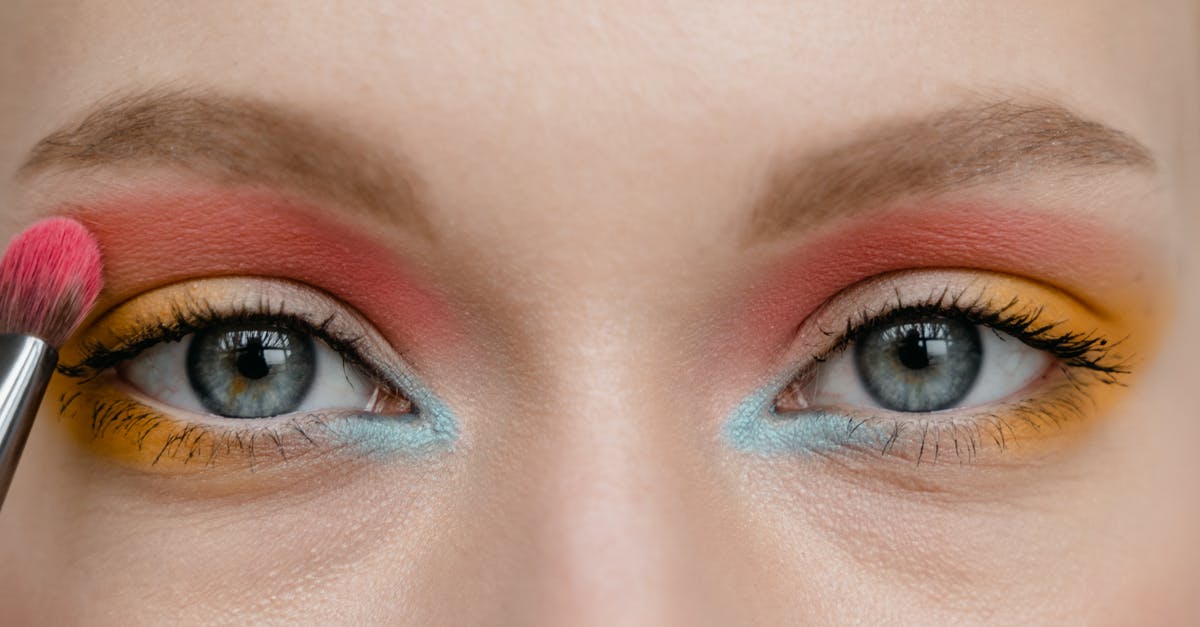 Applying for an Ireland visa after refusal by the UK [closed] - A Close-up Shot of an Eyes with Colorful Eyeshadow