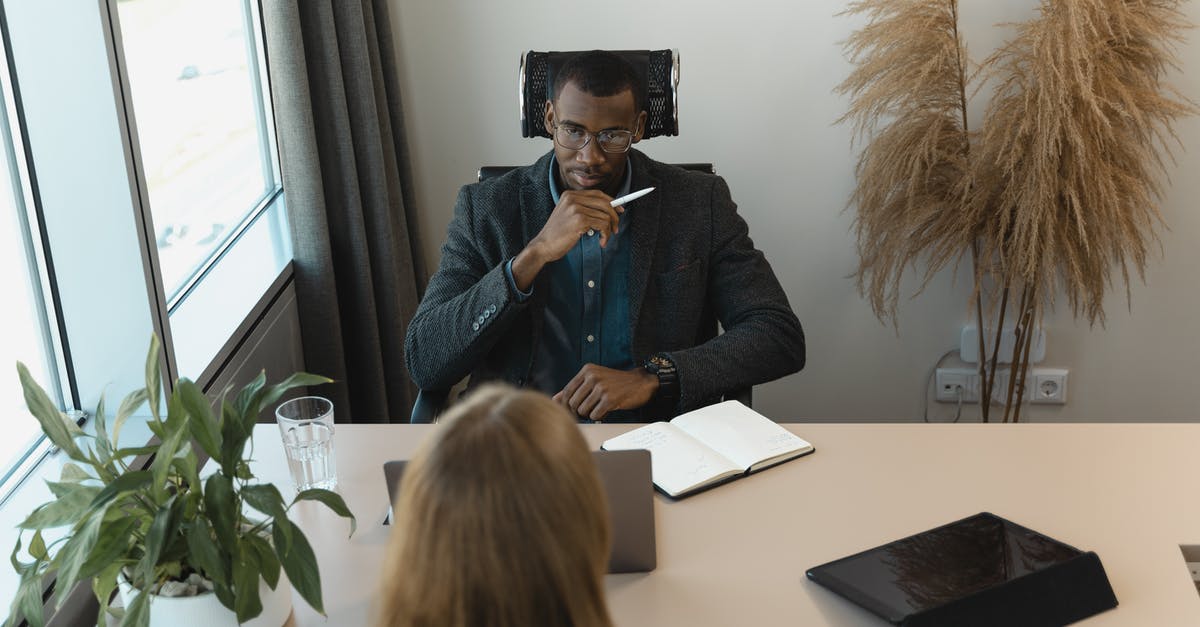 Applying for Indefinite Leave to Remain on Tier 2 visa requirement - do the 5 years of working need to be continous? [closed] - Man Interviewing the Woman Applying for Job