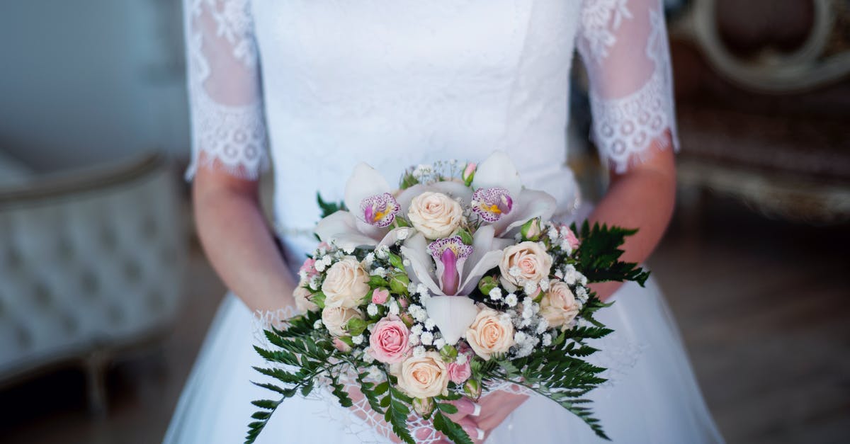 Applying for standard visitor visa with wife to attend a wedding in London [closed] - Woman Wearing Wedding Gown Holding Bouquet