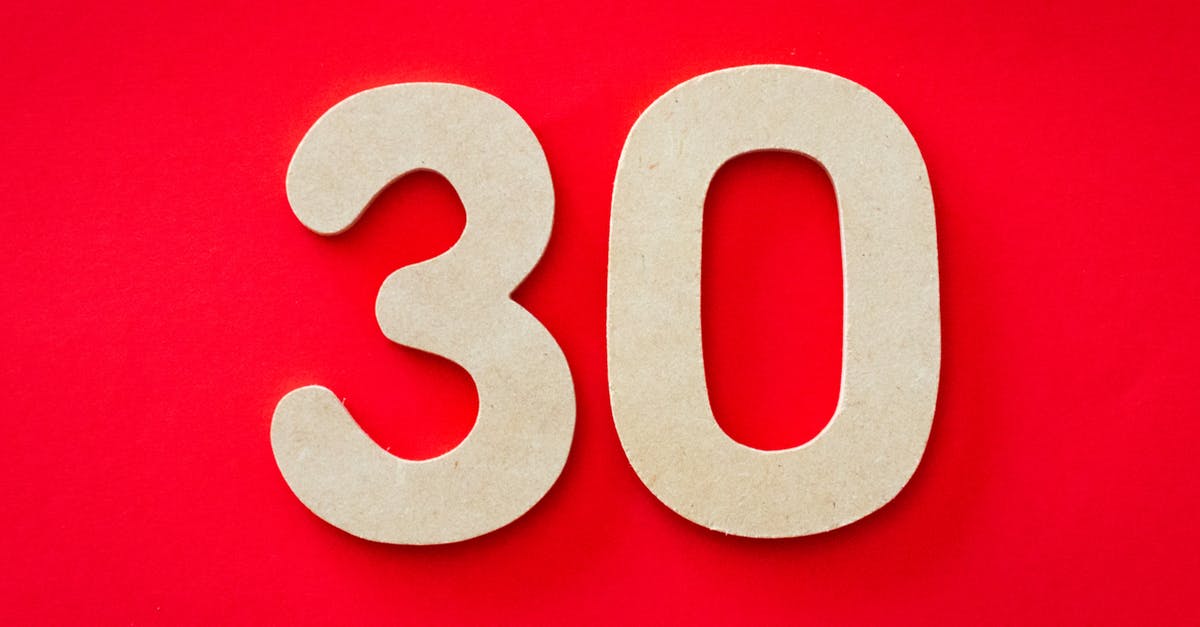 Are all Schengen visas, by default, for 90 days? - Photo of 30 Against Red Backgrund Are all Schengen visas, by default, for 90 days? - Photo of 30 Against Red Backgrund