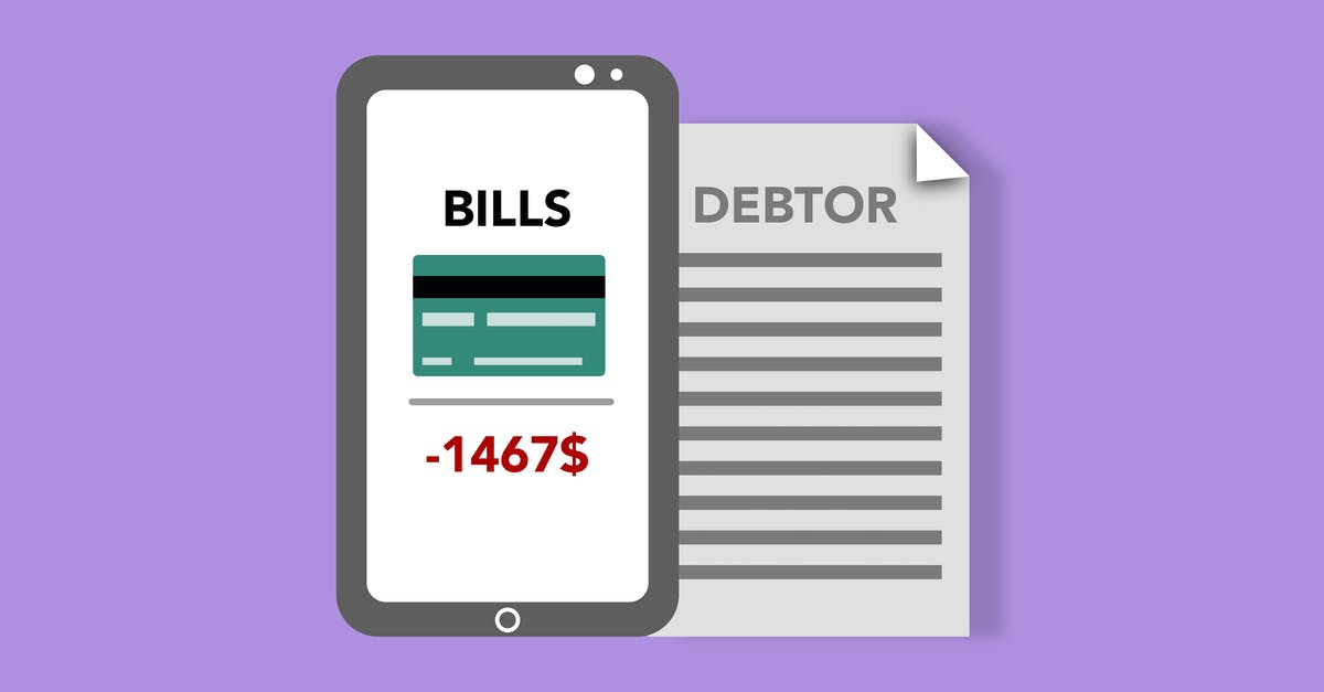 Are credit cards accepted in Strasbourg Christmas markets? - Vector illustration of smartphone with credit card picture and bills inscription placed near debtor document against purple background Are credit cards accepted in Strasbourg Christmas markets? - Vector illustration of smartphone with credit card picture and bills inscription placed near debtor document against purple background