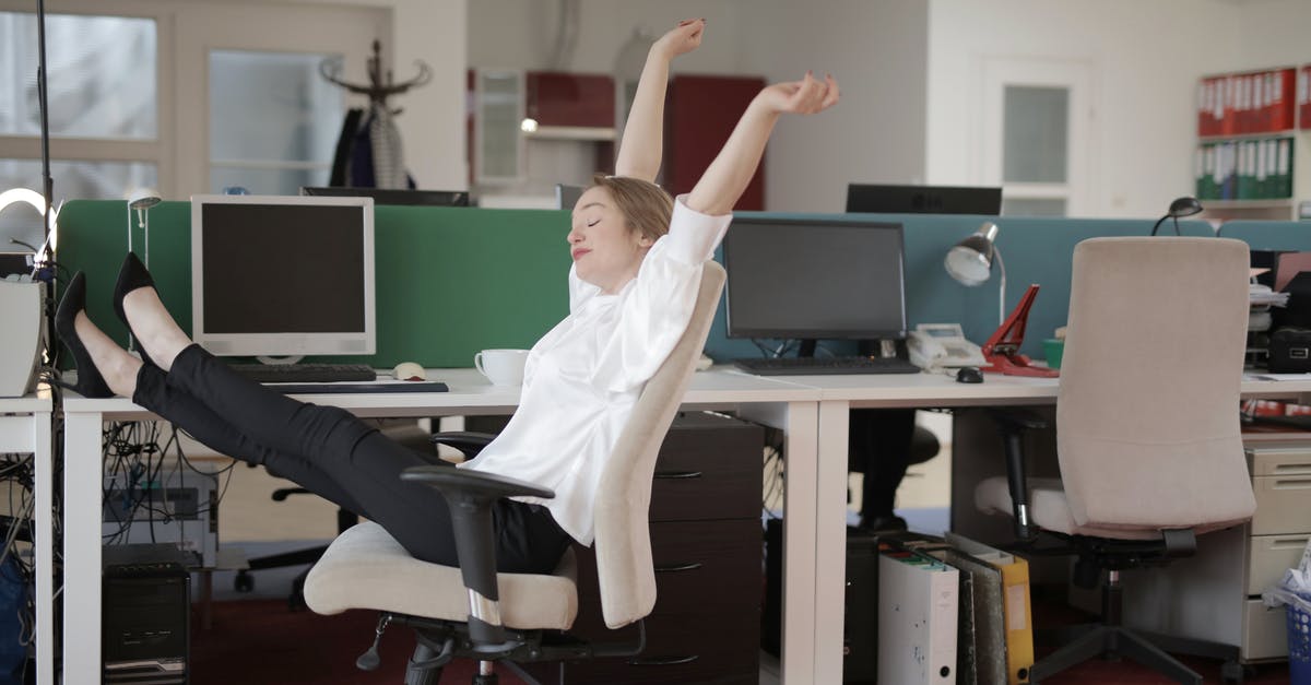 Are customs liable if they break something doing their job? - Side view of cheerful female employee in formal outfit sitting on office chair with crossed legs on desk and stretching while resting during work with closed eyes Are customs liable if they break something doing their job? - Side view of cheerful female employee in formal outfit sitting on office chair with crossed legs on desk and stretching while resting during work with closed eyes