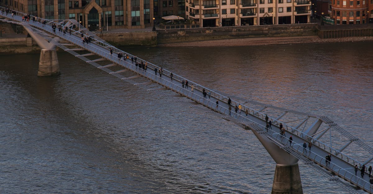 Are flights from London to Bucharest for real? COVID-19 - Millennium bridge over rippling river Are flights from London to Bucharest for real? COVID-19 - Millennium bridge over rippling river