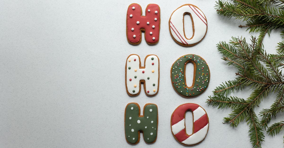 Are gifts requested by my host, but bought by me, items "requested from someone else" according to customs in Japan? - Christmas cookies and fir branch on white background Are gifts requested by my host, but bought by me, items "requested from someone else" according to customs in Japan? - Christmas cookies and fir branch on white background
