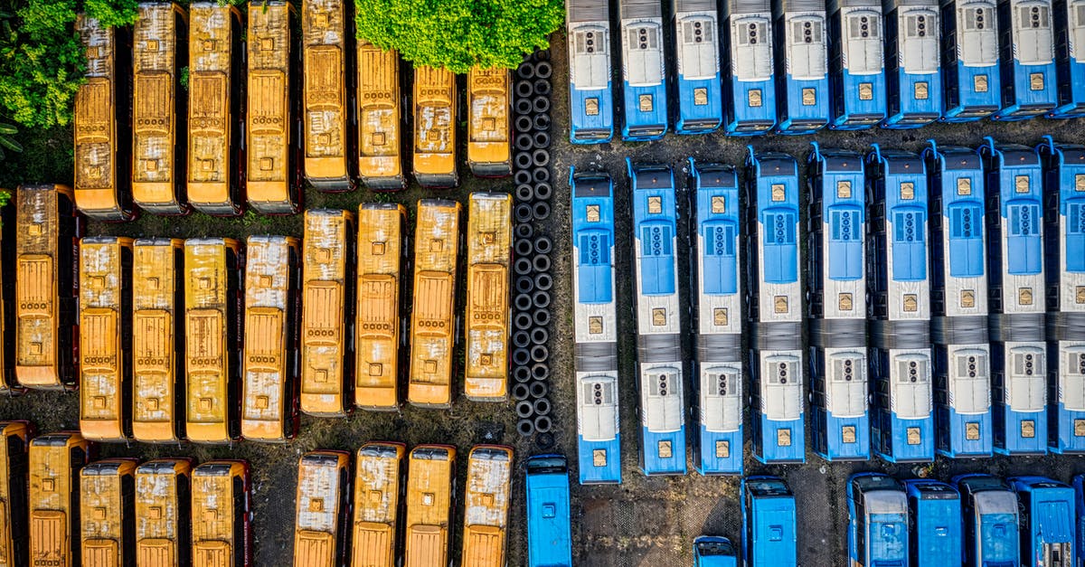 Are there any buses from Liege or Vise to Maastricht? - Aerial Photography of Buses With Different Colors Are there any buses from Liege or Vise to Maastricht? - Aerial Photography of Buses With Different Colors