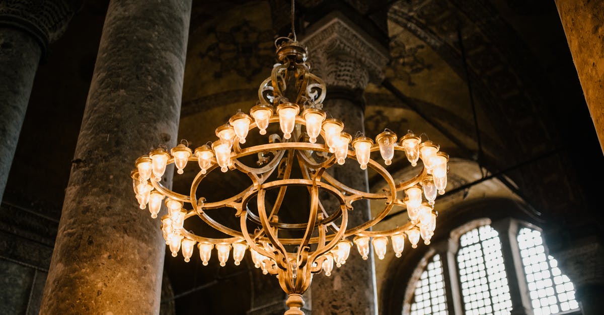 Are there any retrocomputing museums in the former Eastern Bloc countries? - Low angle of old lighting up chandelier hanging from dome with pillars in eastern ancient religious cathedral Are there any retrocomputing museums in the former Eastern Bloc countries? - Low angle of old lighting up chandelier hanging from dome with pillars in eastern ancient religious cathedral