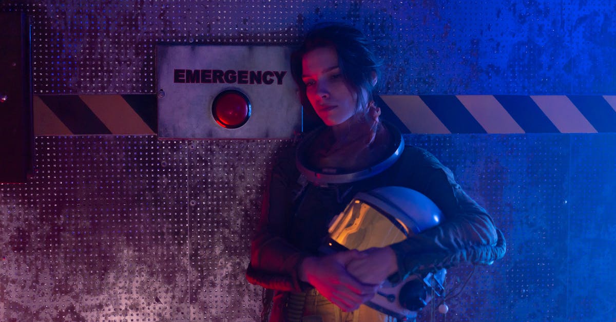 Are there any space shuttles one can go inside of? - Woman in Black and Red Jacket Standing Beside Blue and White Wall Are there any space shuttles one can go inside of? - Woman in Black and Red Jacket Standing Beside Blue and White Wall