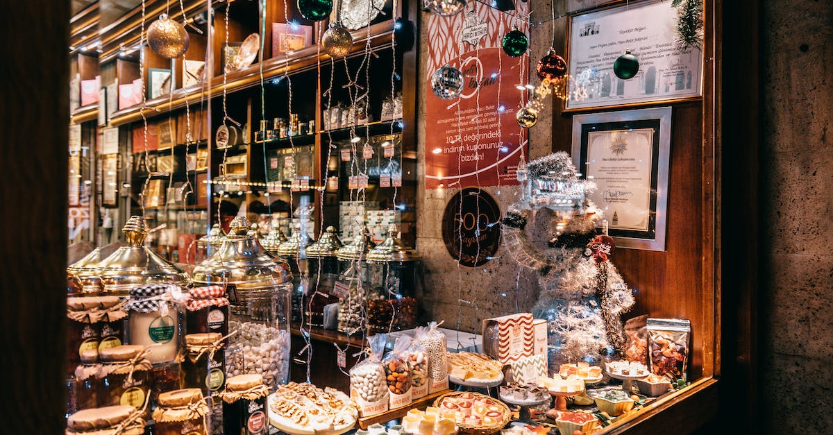 Are there Christmas markets in Switzerland? - Showcase of candy shop with sweets Are there Christmas markets in Switzerland? - Showcase of candy shop with sweets