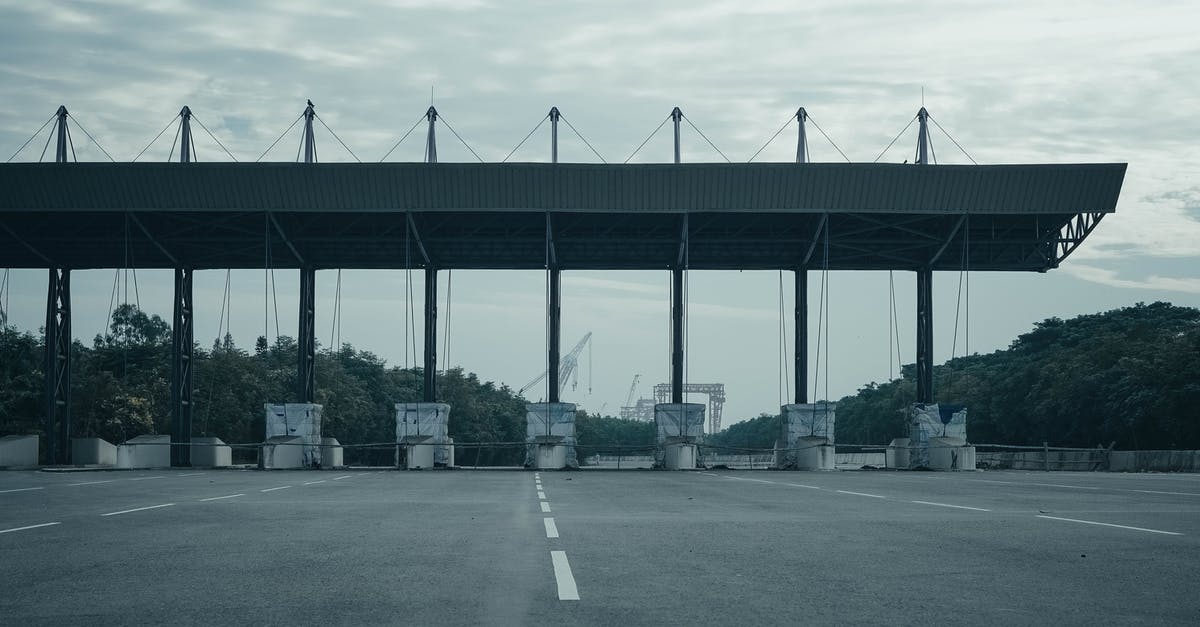 Are there highway tolls between Vienna and Salzburg? - Toll Gate on a Concrete Pavement Are there highway tolls between Vienna and Salzburg? - Toll Gate on a Concrete Pavement