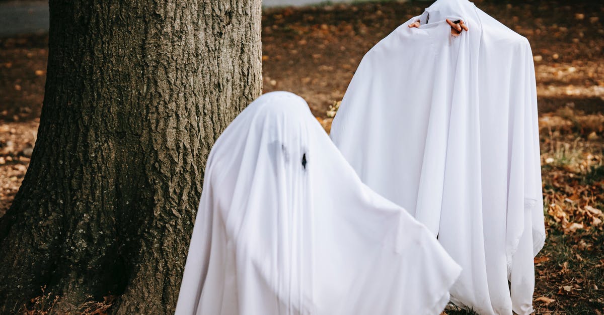 Are there tips and tricks to overcome a fear of flying? - Children in ghost costumes in park Are there tips and tricks to overcome a fear of flying? - Children in ghost costumes in park