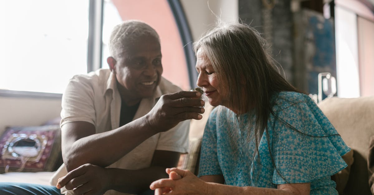 Are UK pensioners living in Canada covered for medical issues in EEU countries? [closed] - Man in White Polo Shirt Sitting Beside Woman in Blue and Green Dress