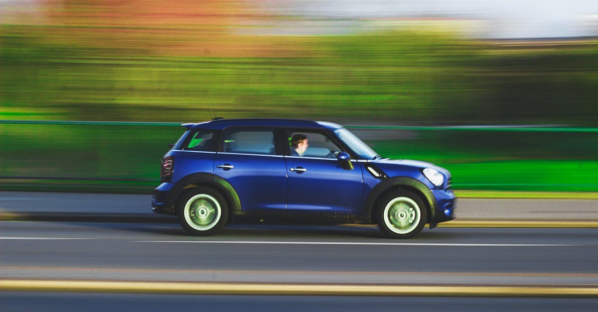 Are vignettes needed to drive on German motorways? - Blue Suv on Road Are vignettes needed to drive on German motorways? - Blue Suv on Road