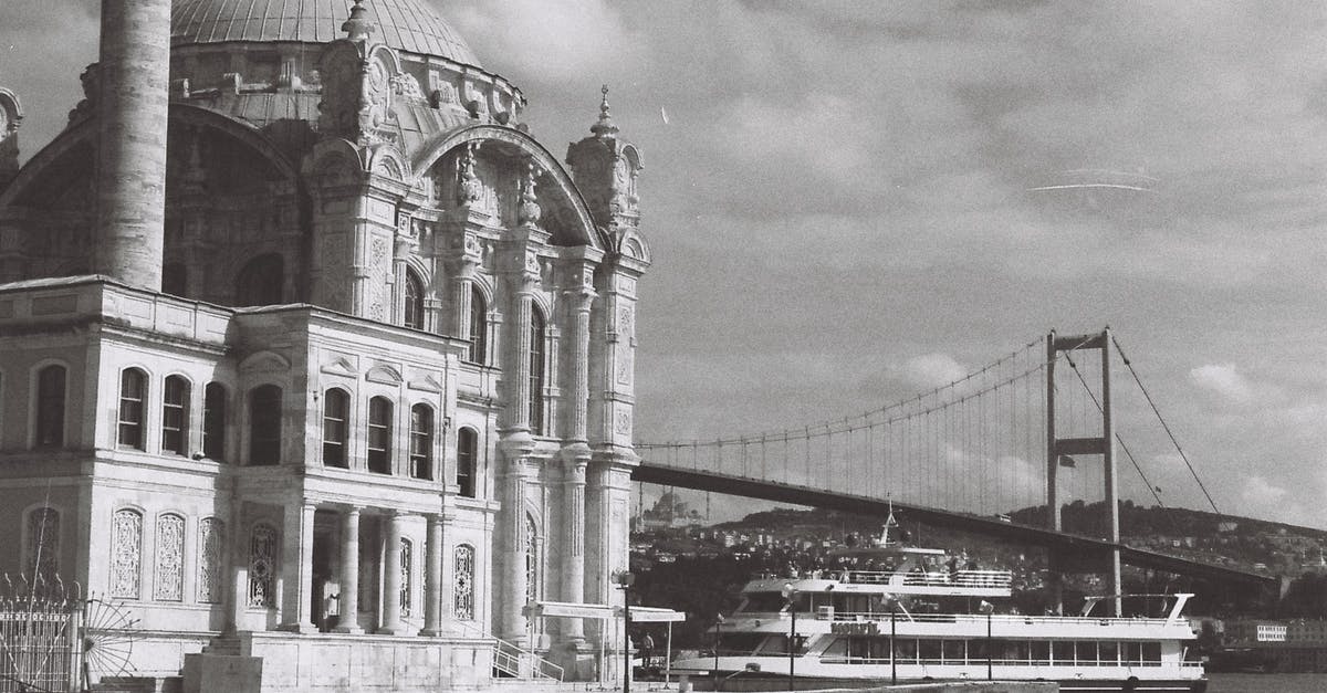 ATM fees in Turkey - Grayscale Photo of Ortakoy Mosque Near the Bridge
ATM fees in Turkey - Grayscale Photo of Ortakoy Mosque Near the Bridge