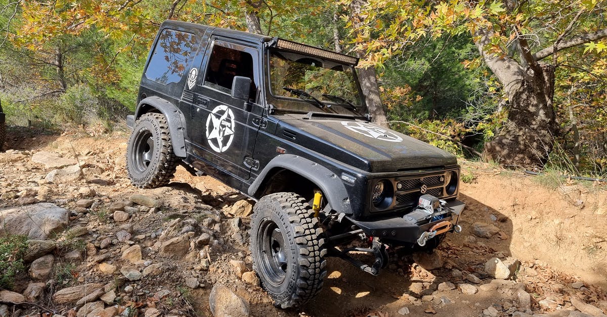 Australian ETA with Reckless Driving (misdemeanor) - A Black Jeep Wrangler on a Rocky Dirt Road Australian ETA with Reckless Driving (misdemeanor) - A Black Jeep Wrangler on a Rocky Dirt Road