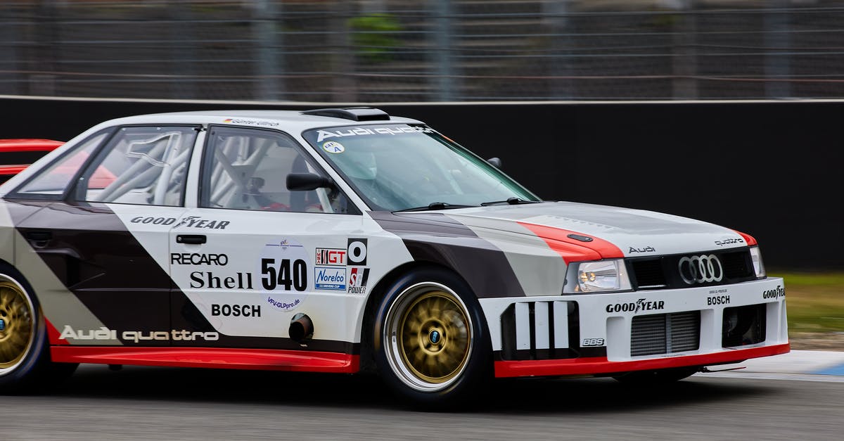 Australian ETA with Reckless Driving (misdemeanor) - An Audi Racing Car in a Racetrack Australian ETA with Reckless Driving (misdemeanor) - An Audi Racing Car in a Racetrack