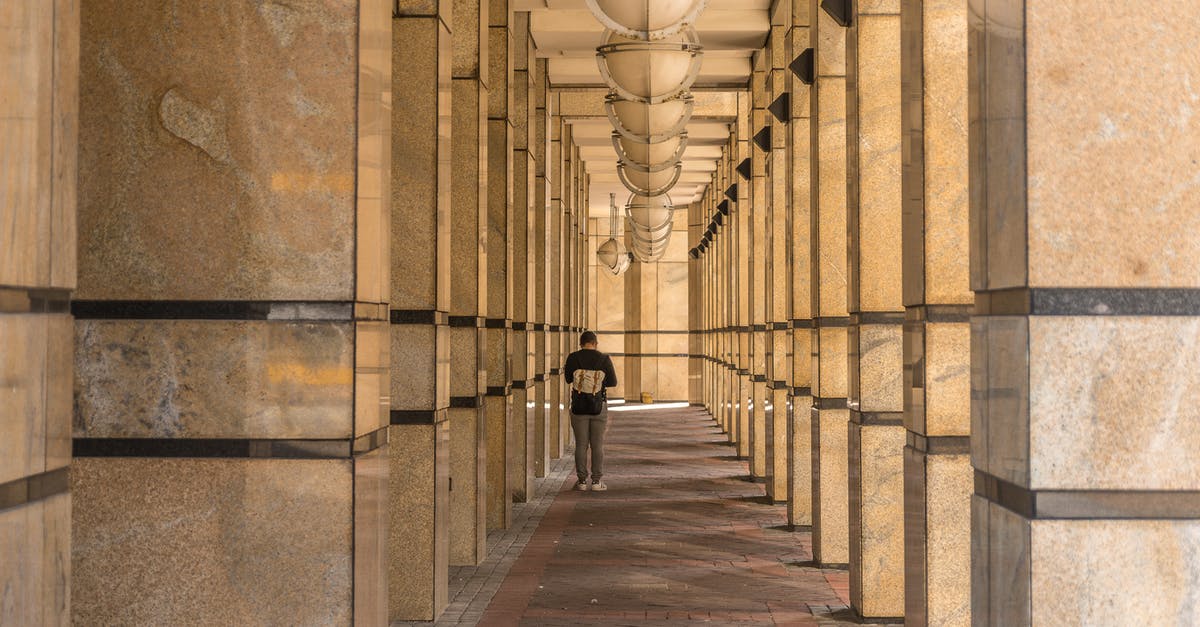 B-1 visa, bank statement issue - Outer Colonnade in Postwar Architecture