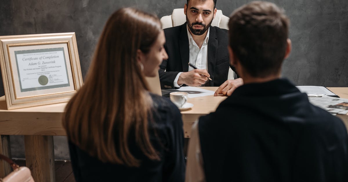 B-1/B-2 Visa Working with US clients - A Man Talking to the Couple B-1/B-2 Visa Working with US clients - A Man Talking to the Couple