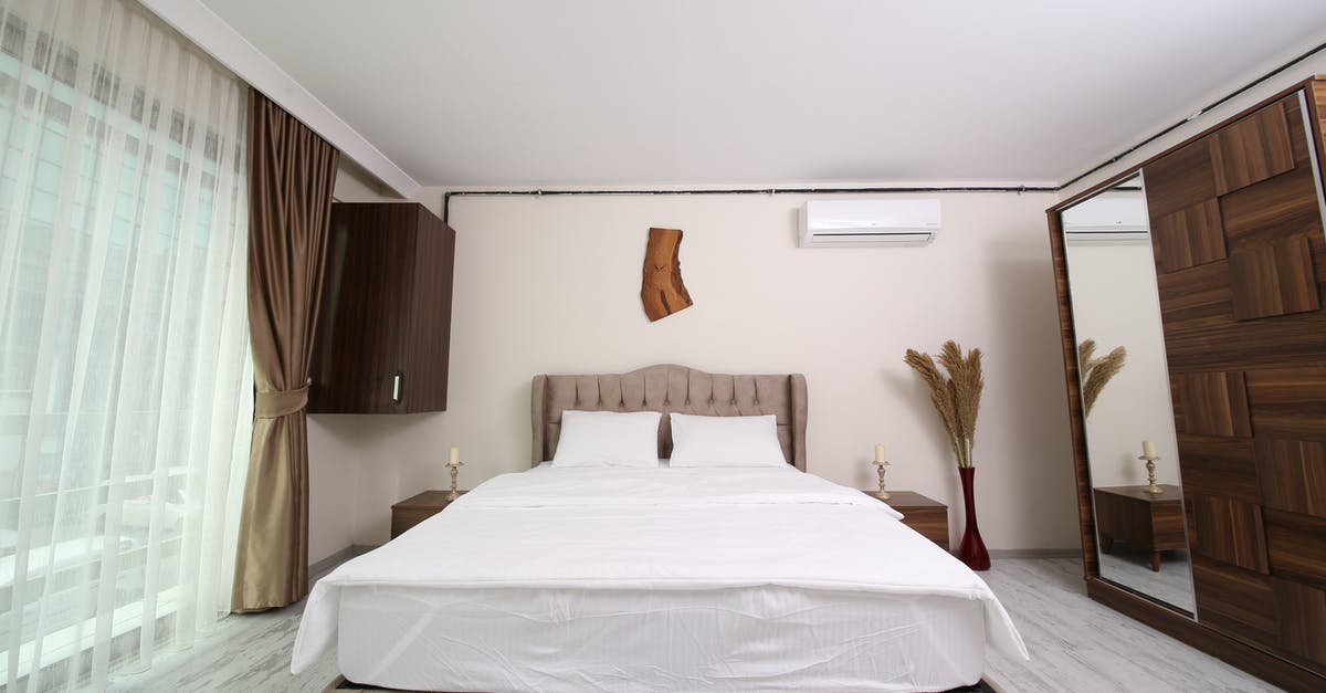B type Belgian residence permit - White Bed Linen With Brown Bed Frame B type Belgian residence permit - White Bed Linen With Brown Bed Frame
