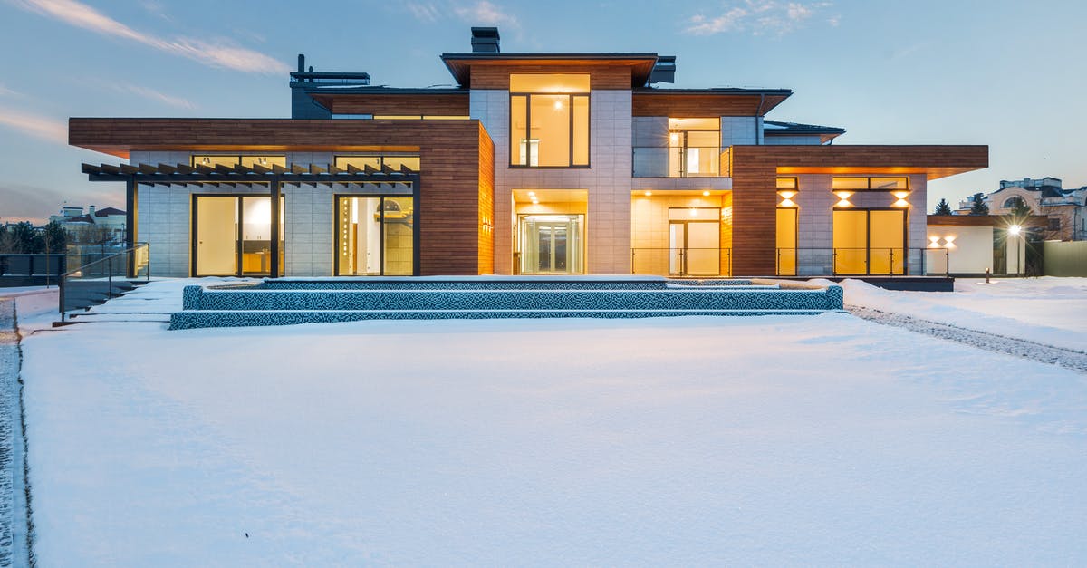 B type Belgian residence permit - Modern villa with spacious yard in winter B type Belgian residence permit - Modern villa with spacious yard in winter