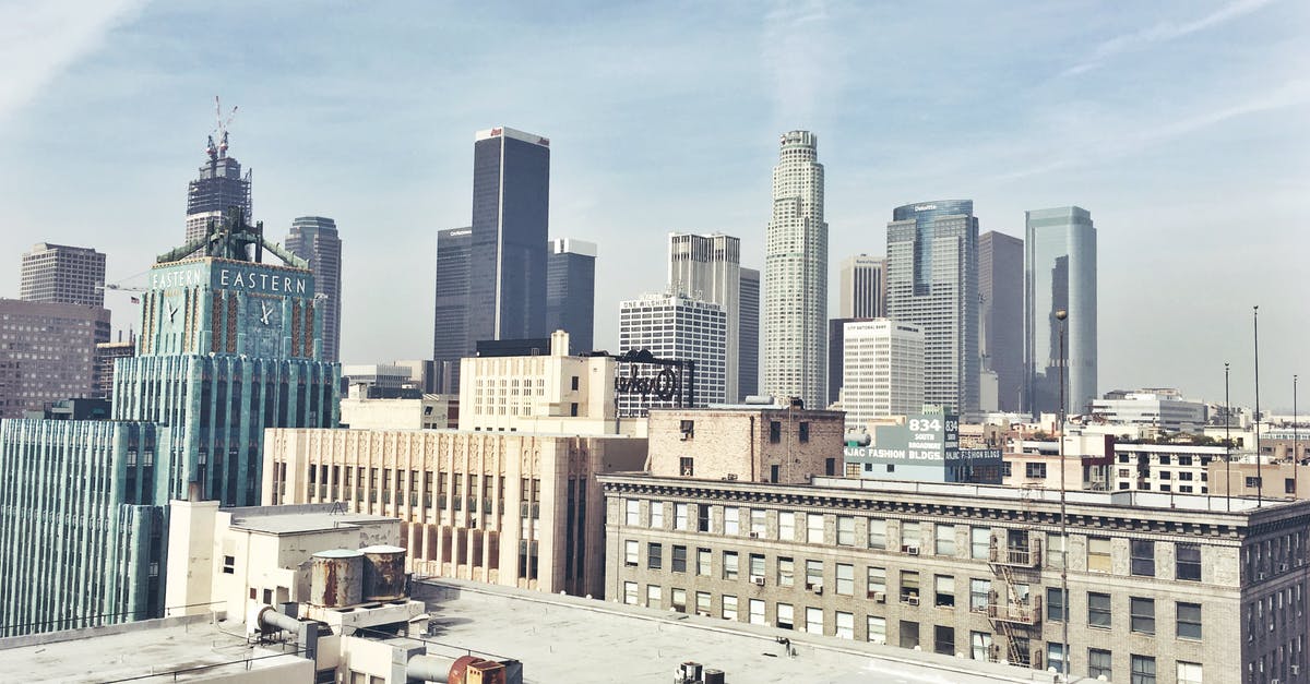 Baggage locker in downtown Los Angeles - Photography of City Building