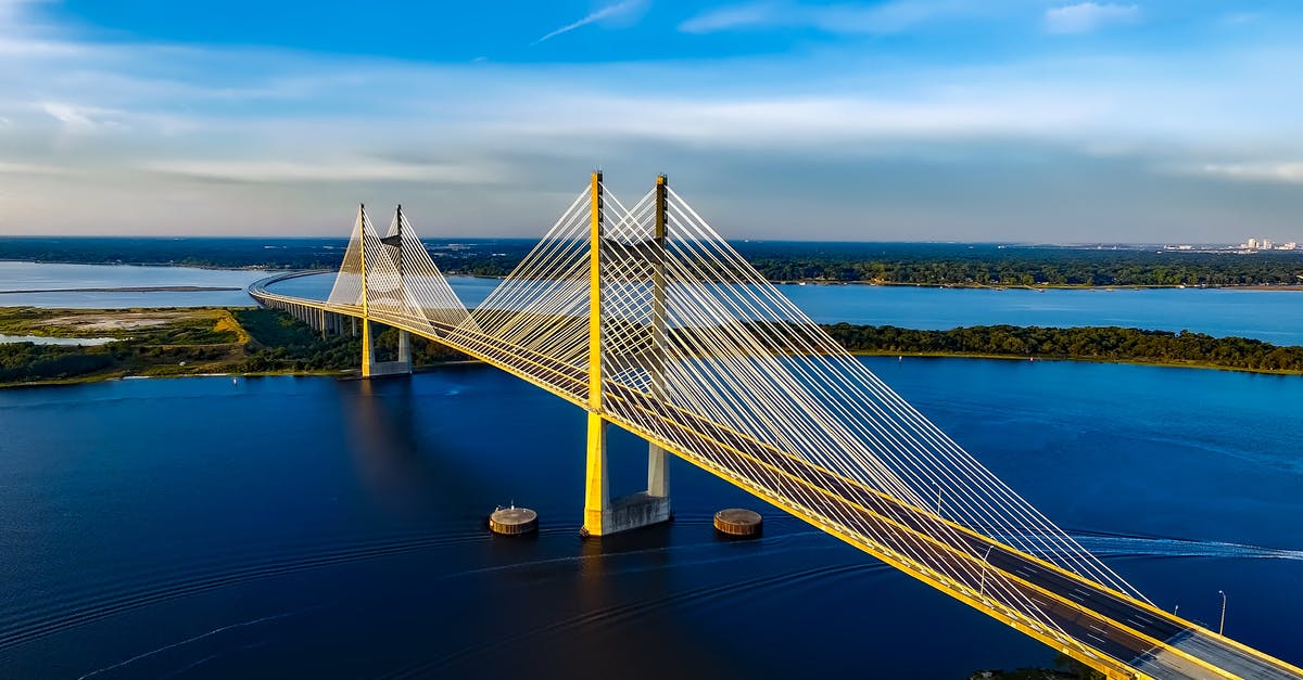 Beaches in St Petersburg - Aerial View Photography of Bridge Beaches in St Petersburg - Aerial View Photography of Bridge