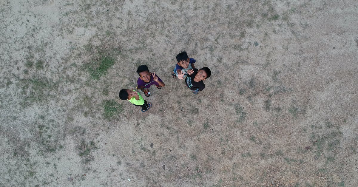 Being separated from one's young children on a flight - Kids Waving to Sky Being separated from one's young children on a flight - Kids Waving to Sky