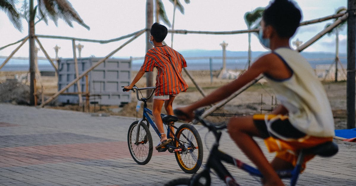 Biking in Arizona: Homebase in Phoenix or Scottsdale? - Kids in Face Masks Riding Their Bikes Biking in Arizona: Homebase in Phoenix or Scottsdale? - Kids in Face Masks Riding Their Bikes