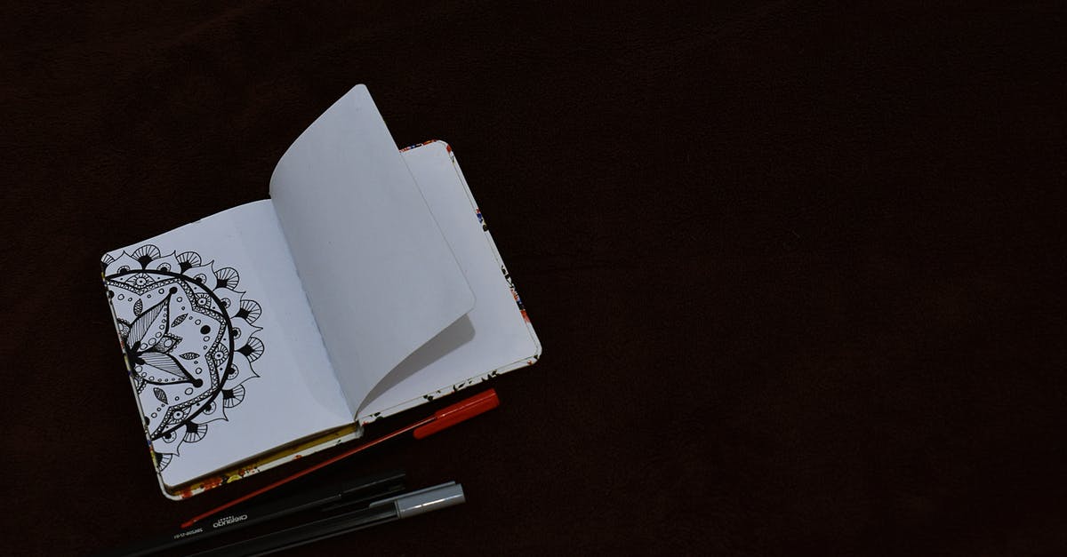 Blank page of Passport doodled/scribbled by kid - Pens Beside Sketch Note Blank page of Passport doodled/scribbled by kid - Pens Beside Sketch Note