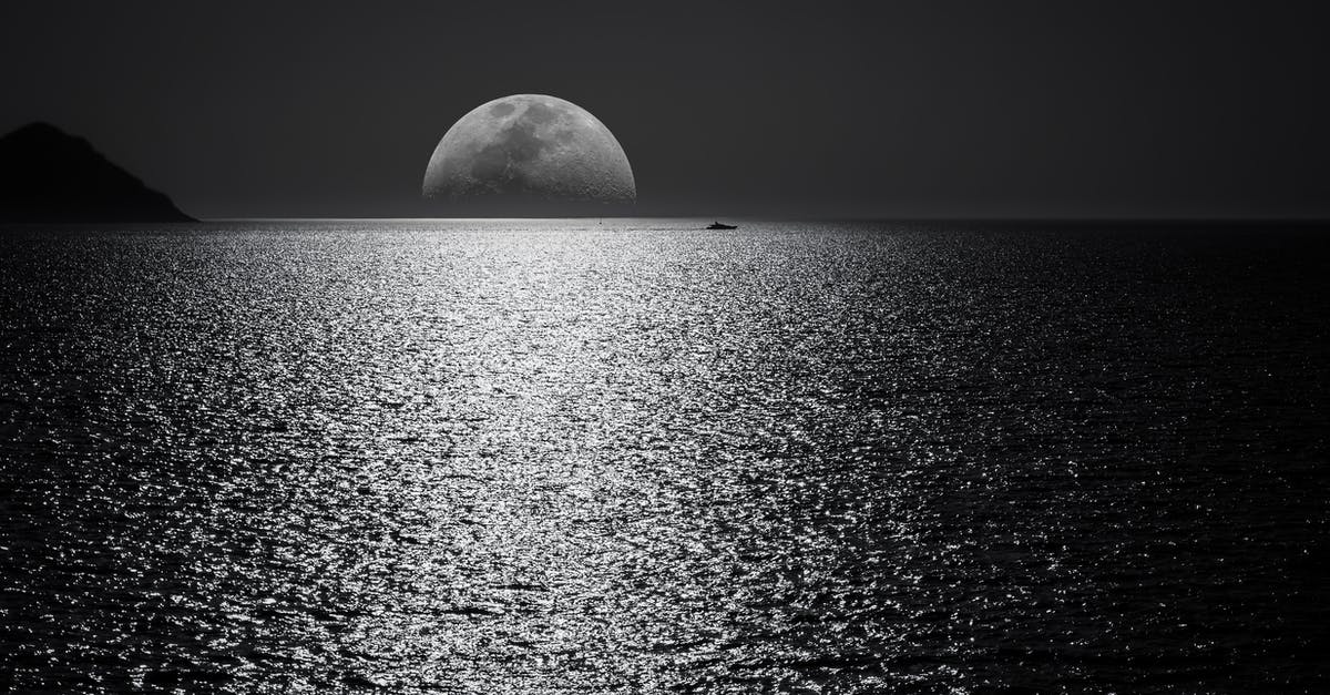 Boat access to Galapagos Islands? - White and Black Moon With Black Skies and Body of Water Photography during Night Time Boat access to Galapagos Islands? - White and Black Moon With Black Skies and Body of Water Photography during Night Time