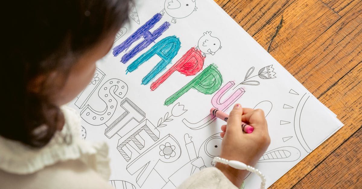 Booking a "cab" from Heathrow over Easter - From above of crop anonymous kid lying on floor and drawing inscription Happy Easter on coloring book in daytime Booking a "cab" from Heathrow over Easter - From above of crop anonymous kid lying on floor and drawing inscription Happy Easter on coloring book in daytime