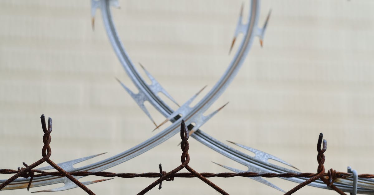 Border crossing (Mexico to U.S.) [closed] - Brown Barbwire