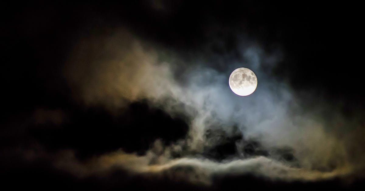 Brussels At Halloween - Clouds Under Full Moon Brussels At Halloween - Clouds Under Full Moon